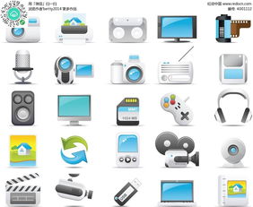 卡通电子产品矢量素材ai免费下载 编号4001112 红动网